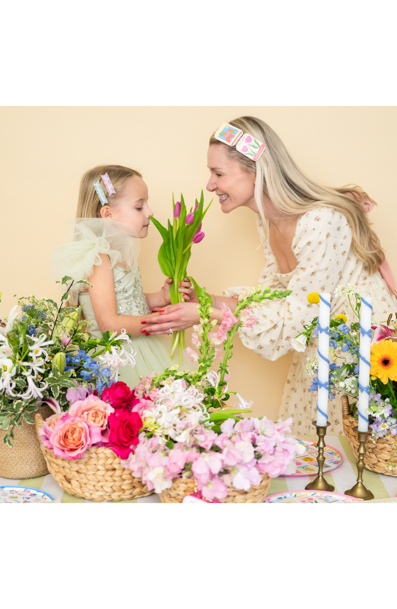 Jollity & Co. Seed Packet Vegan Leather Hair Clips, Alternate, color, Strawberry