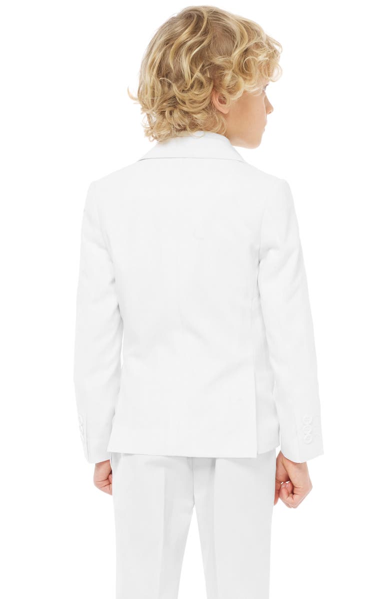 OppoSuits Kids' Two-Piece Suit & Clip-On Tie, Alternate, color, White