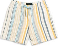 Rodd & Gunn Lakeland Stripe Cotton Blend Drawstring Shorts