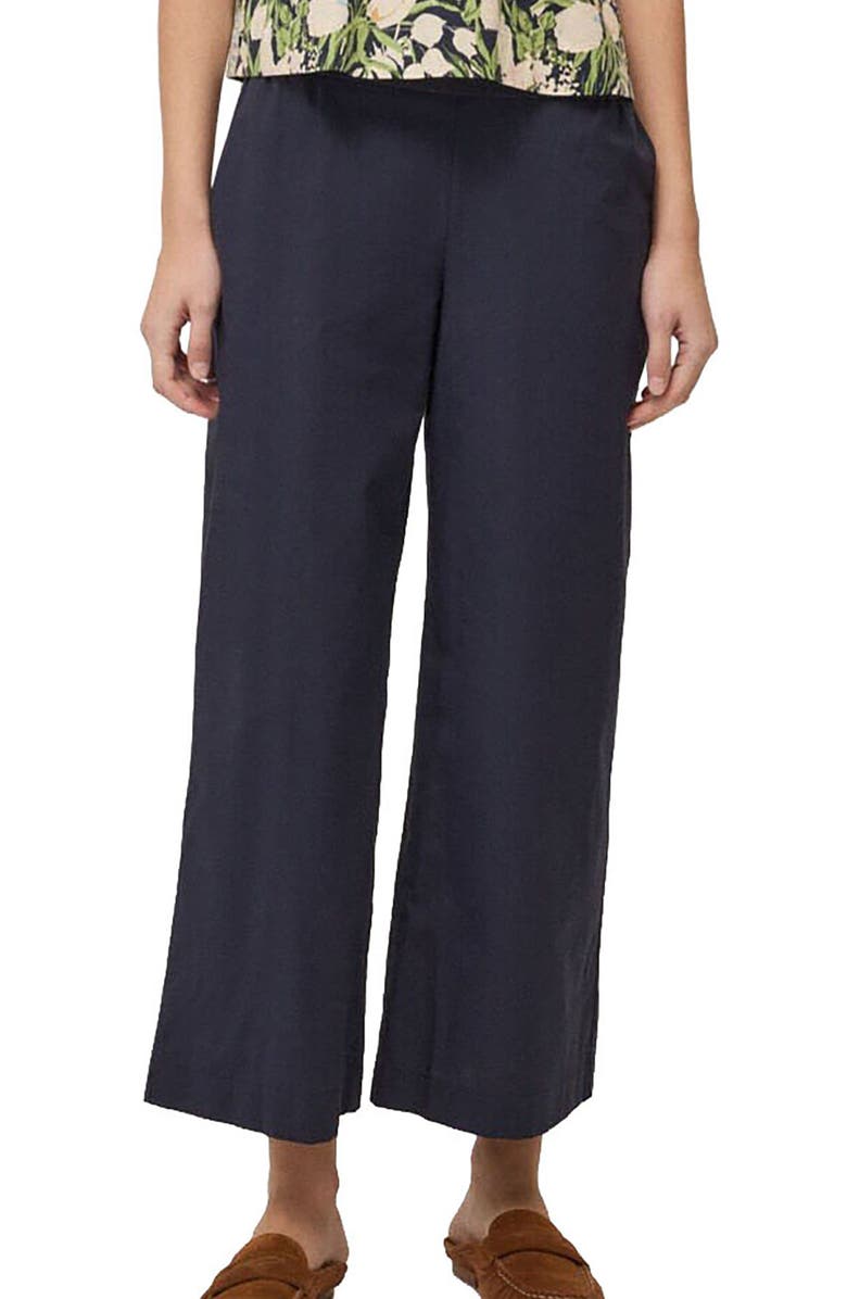 ottod'Ame Poplin Culottes Trousers, Main, color, Blue