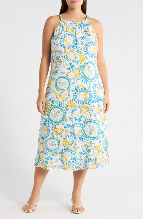 Harvest Island Brisia Midi Dress (Plus)