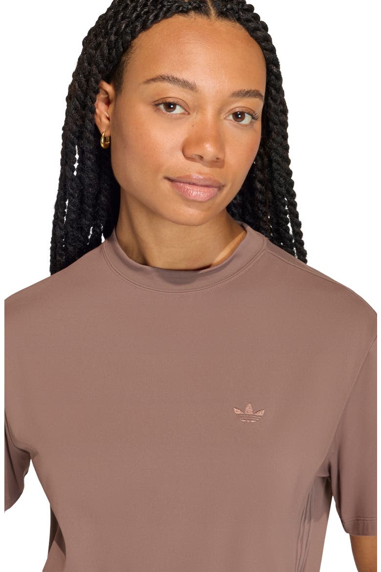 Essentials Mock Neck T-Shirt, Alternate, color, EARTH STRATA/