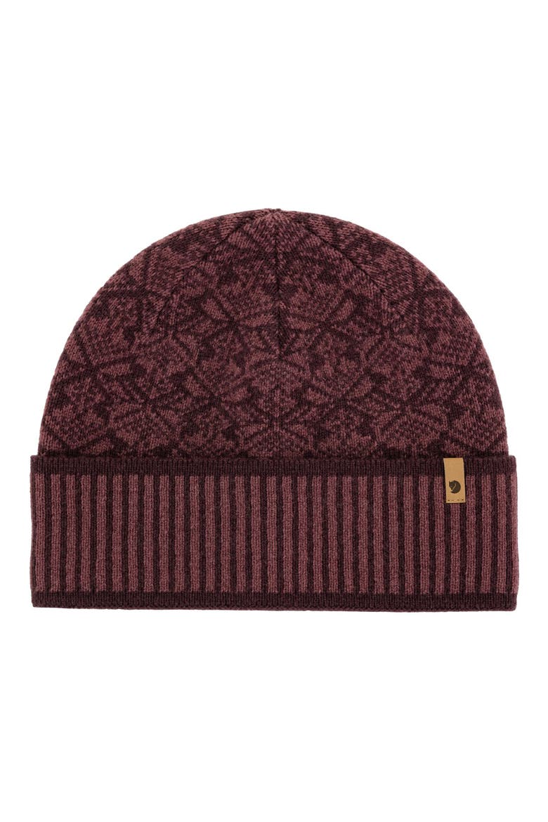 Snow Wool Beanie, Main, color, PORT