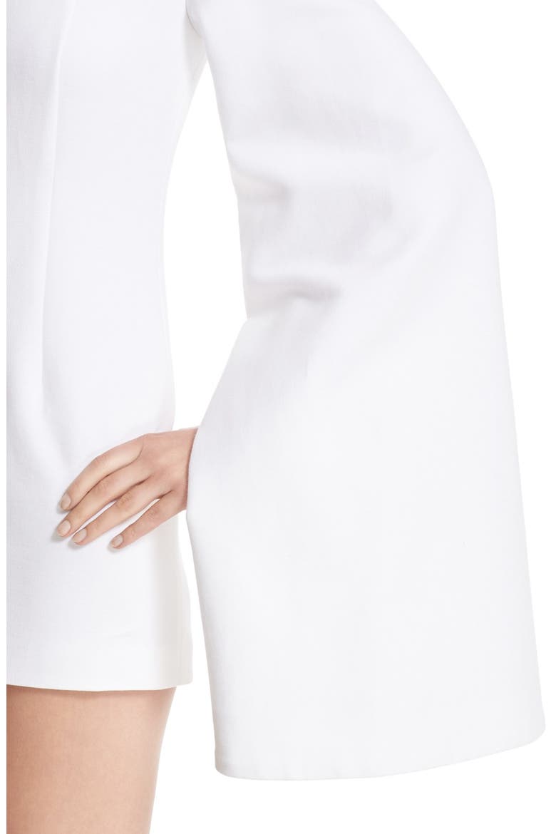 'La Robe Grandes Manches' Bell Sleeve Minidress, Alternate, color, WHITE