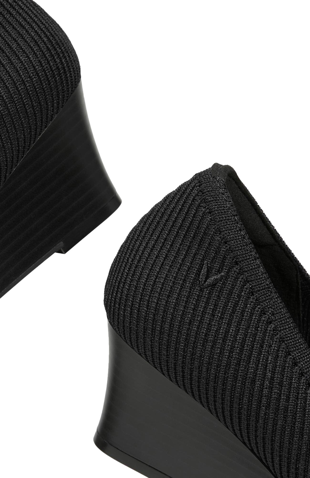 VIVAIA Margot Wedge Pro Square-Toe Heel, Alternate, color, Black