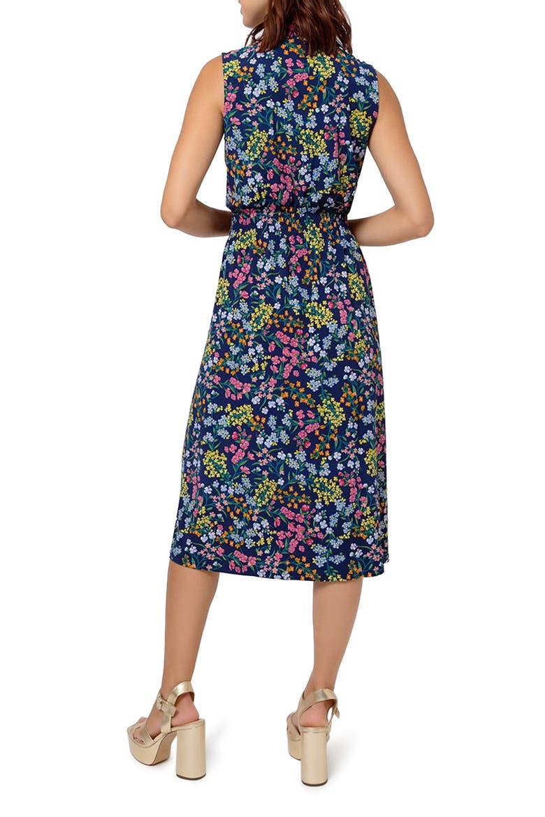 Samantha Floral Print Sleeveless Dress, Alternate, color, WILDFLOWER BOUQUET