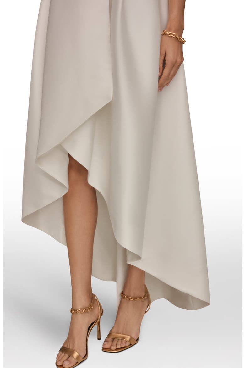 High Low Gown, Alternate, color, CREAM