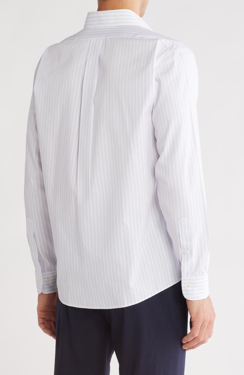 Brooks Brothers Regular Fit Stripe Non-Iron Dress Shirt, Alternate, color, 