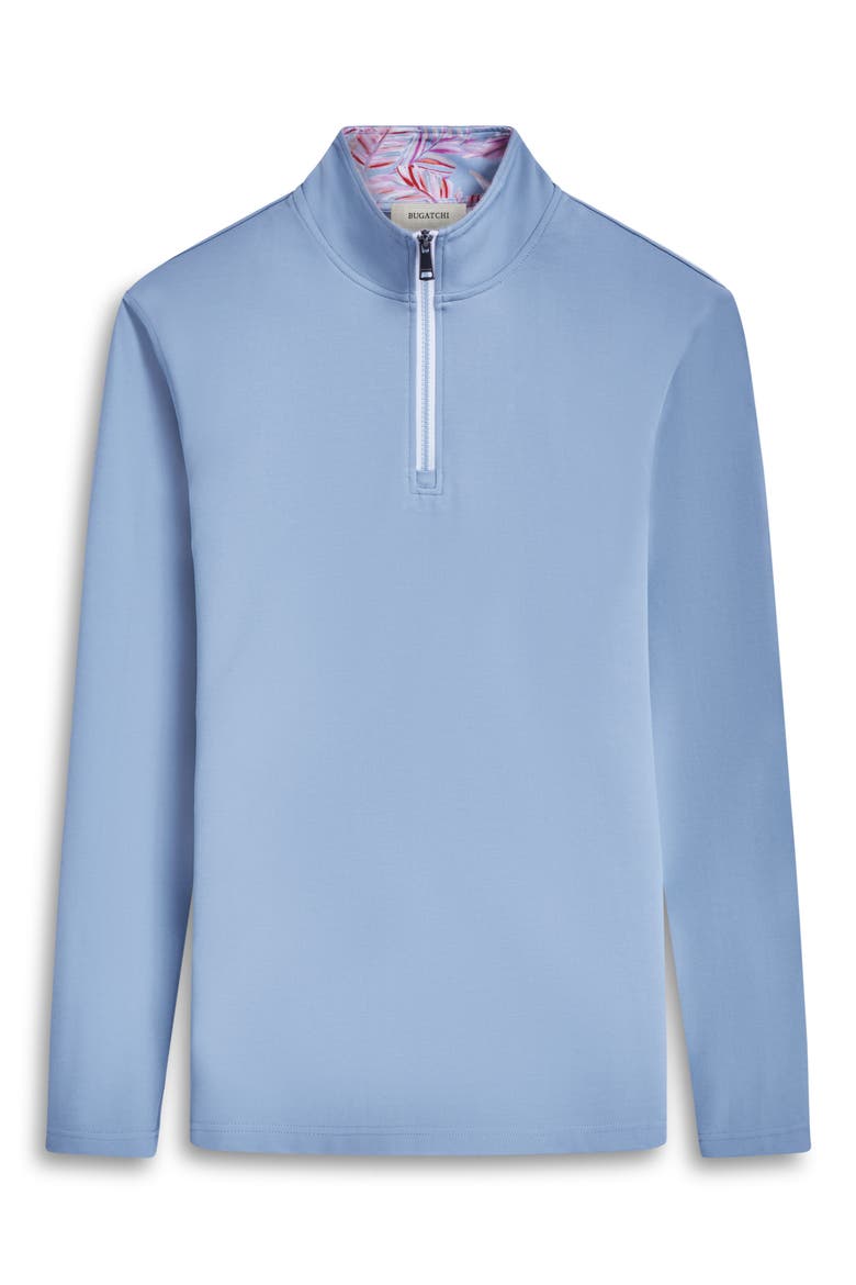 Quarter Zip Performance Pullover, Alternate, color, AIR BLUE