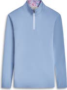 Bugatchi Quarter Zip Performance Pullover