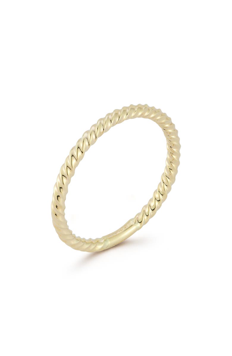 Ember Fine Jewelry 14K Gold Twist Ring, Main, color, Gold