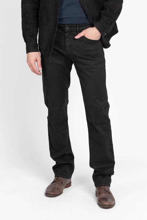 Jack Of Spades Jack Fit Five Pocket Pants In Brushed Black Sateen
