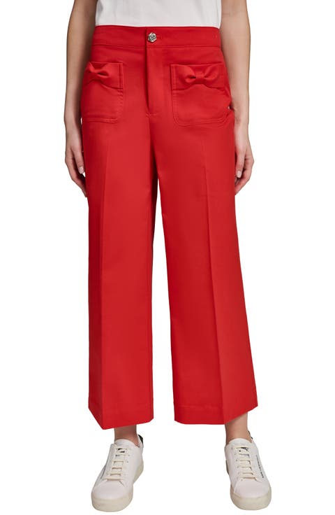 Bow Pocket Crop Pants