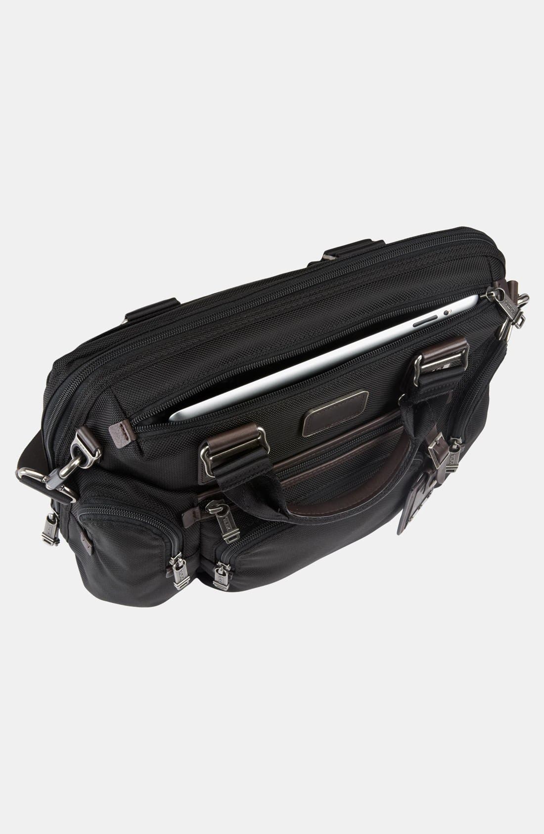 'Alpha Bravo - Brooks' Briefcase, Alternate, color, HICKORY