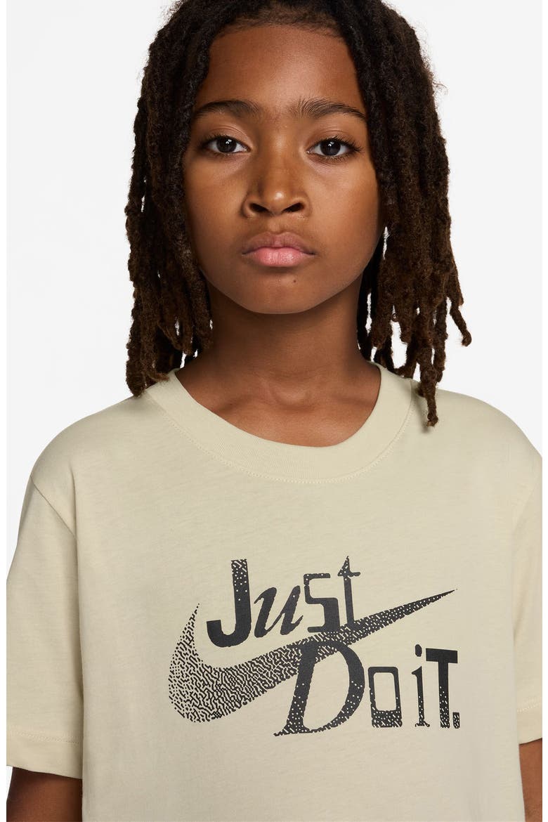 Just Do It Logo T-Shirt, Alternate, color, LIGHT KHAKI