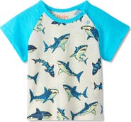Hatley Kids' Sharks Glow in the Dark Cotton Graphic T-Shirt