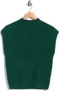 CYRUS Cap Sleeve Mock Neck Sweater