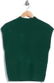 CYRUS Cap Sleeve Mock Neck Sweater