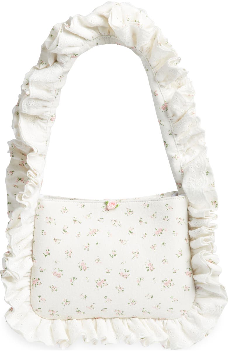 Baggy London Baguette Shoulder Bag, Alternate, color, White