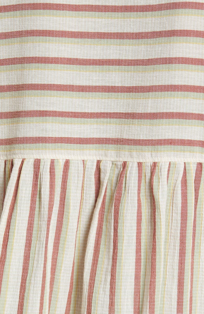 Madewell Crinkle Cotton Lakeline Popover Stripe Shirt, Alternate, color, 