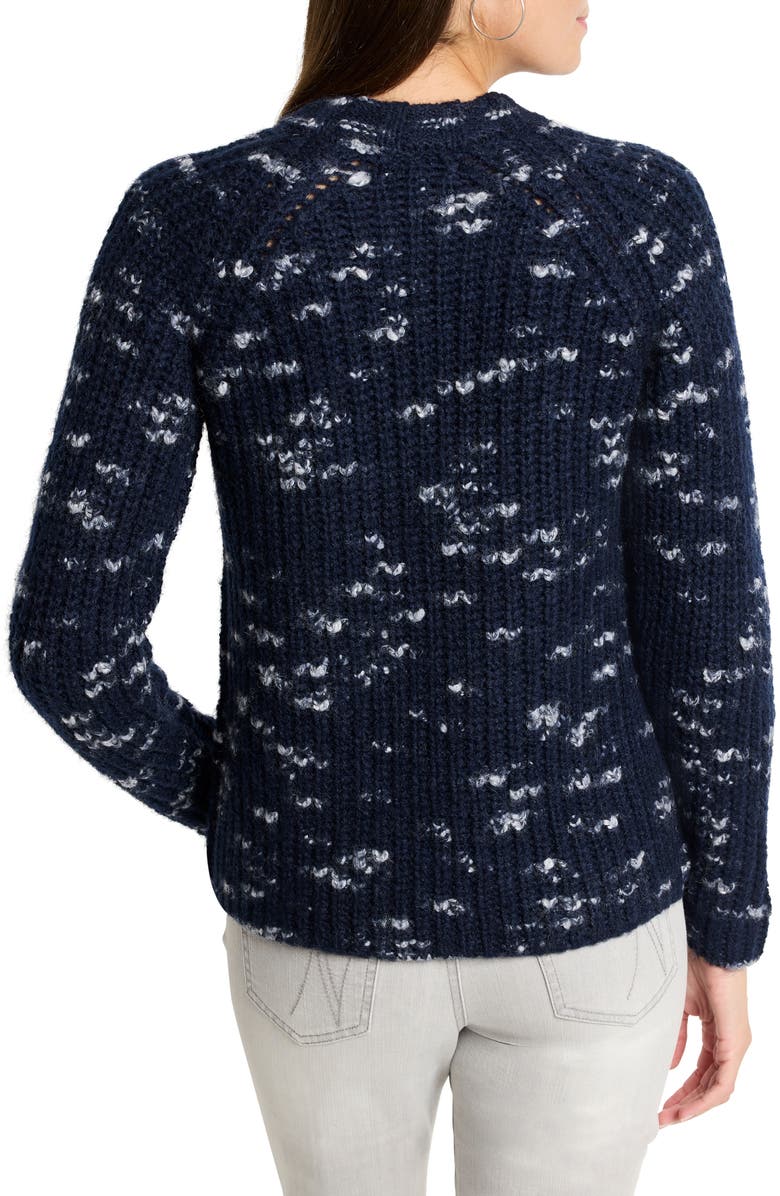 NIC+ZOE Cozy Nep Sweater, Alternate, color, Dark Indigo
