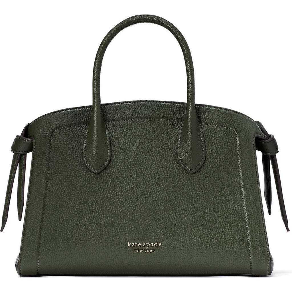 Kate Spade Medium Knott Pebbled Leather Satchel
