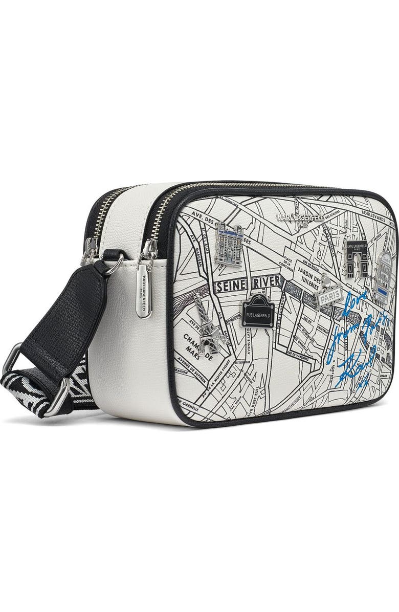 KARL LAGERFELD PARIS Maybelle Crossbody, Alternate, color, True White Multi