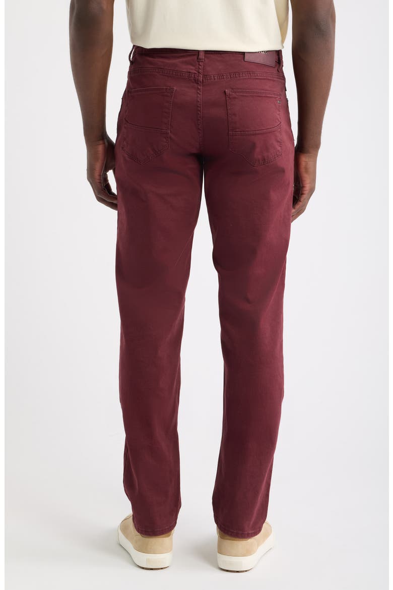 Cadiz Marathon Soft Touch Luxury Stretch Twill Straight Leg Pants, Alternate, color, 43-MERLOT