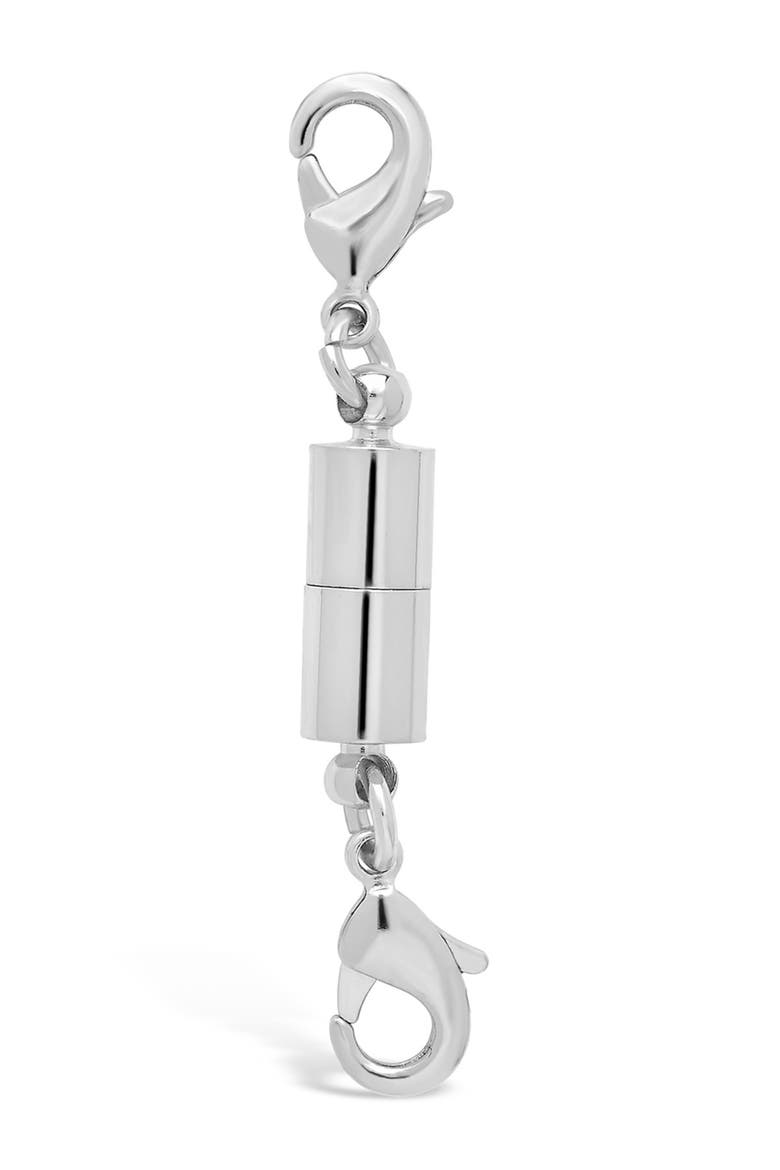 Set of 2 Lobster Magnetic Clasps, Main, color, SILVER