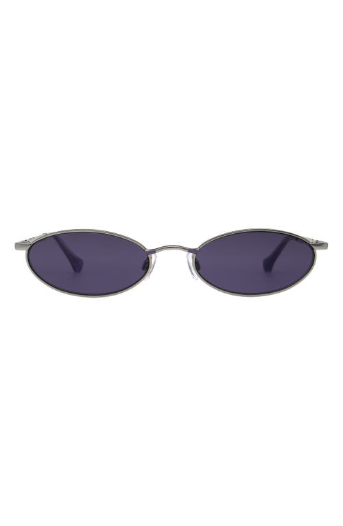 Florence By Mills 54mm Oval Sunglasses In Gray