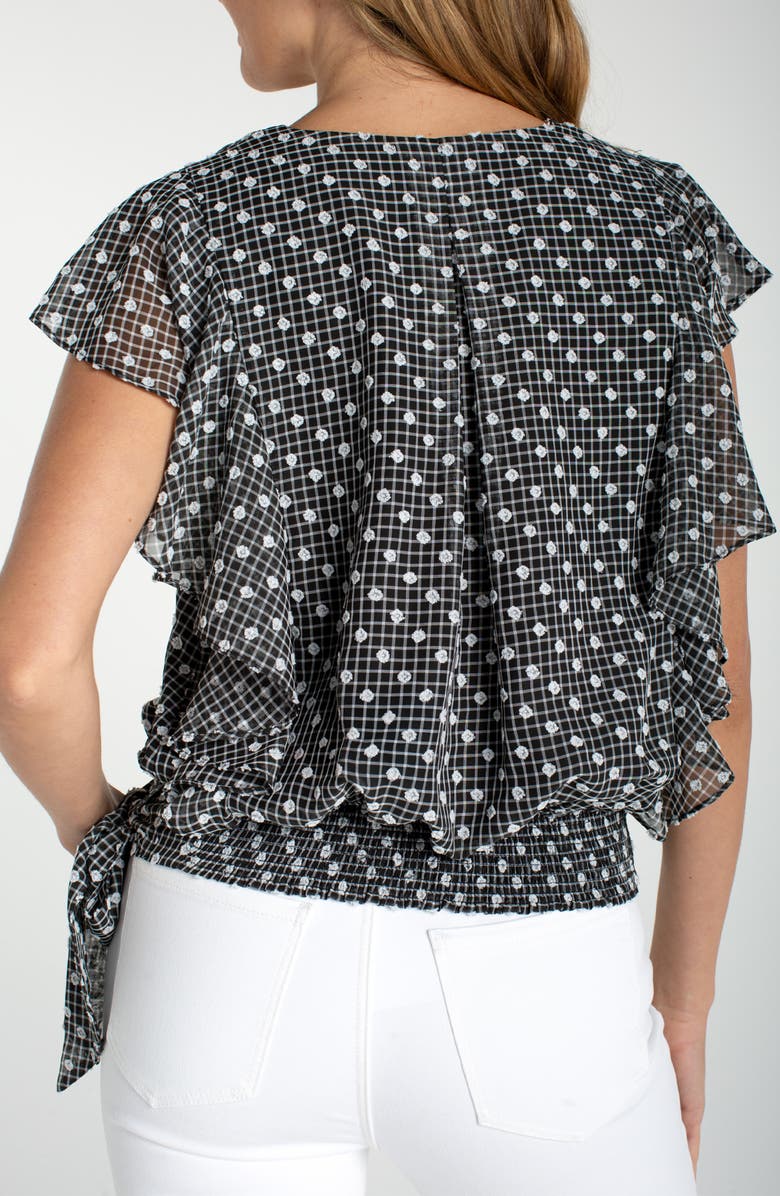 Liverpool Los Angeles Ruffle Dobby Top, Alternate, color, 