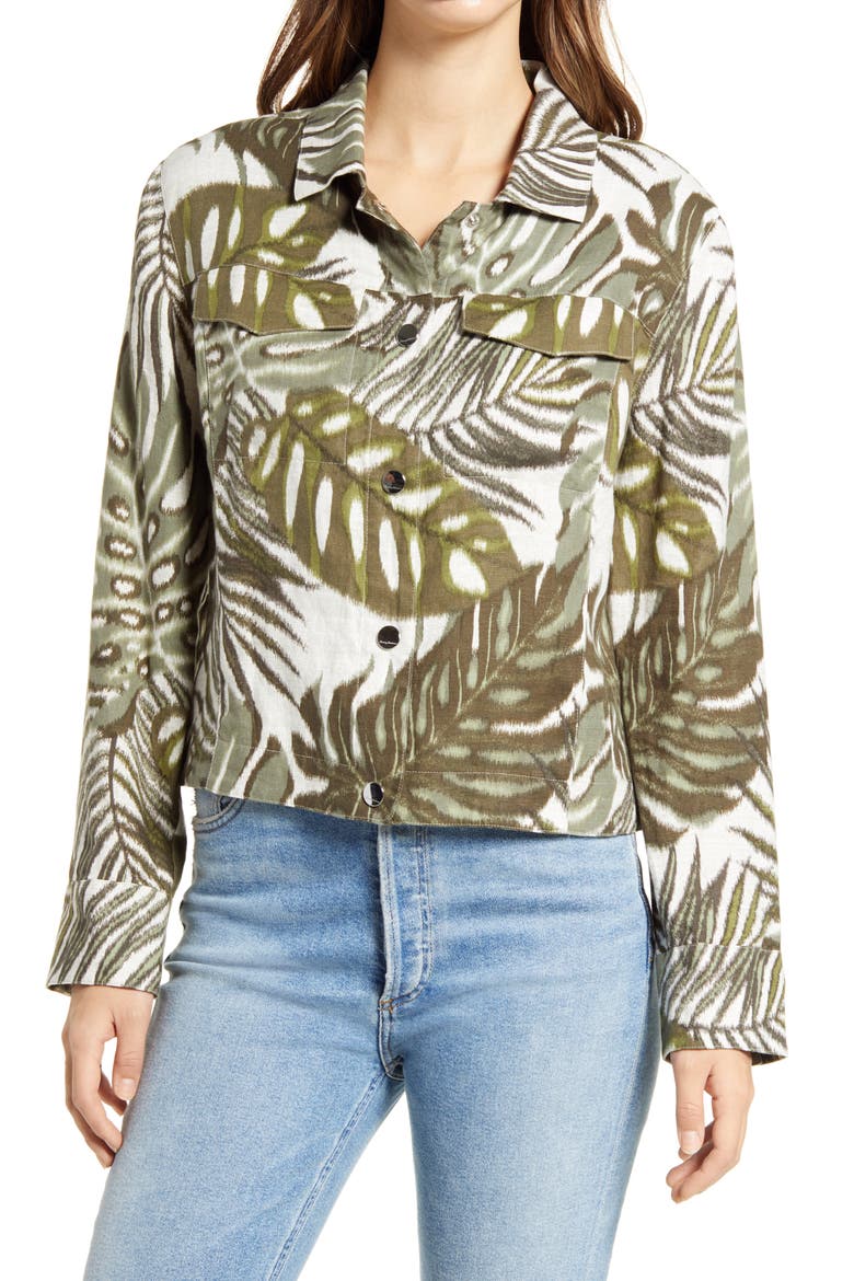 Safari Bliss Jacket, Alternate, color, TEA LEAF