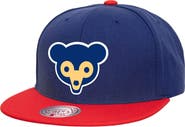 Mitchell & Ness Men's Mitchell & Ness Navy Chicago Cubs Cooperstown Collection Basic Flip Snapback Hat