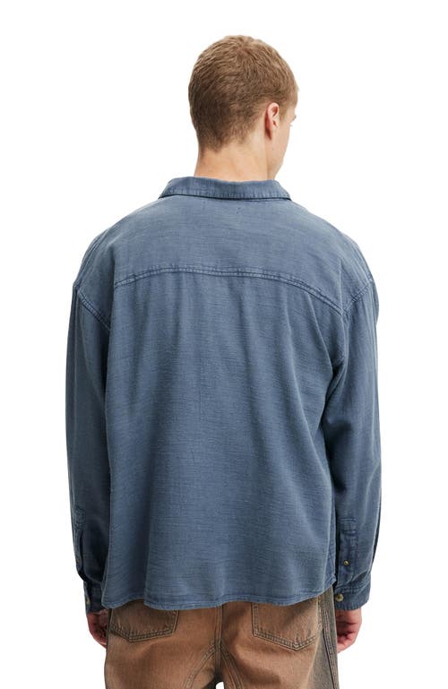 Cotton On Washed Long Sleeve Shirt In Multi