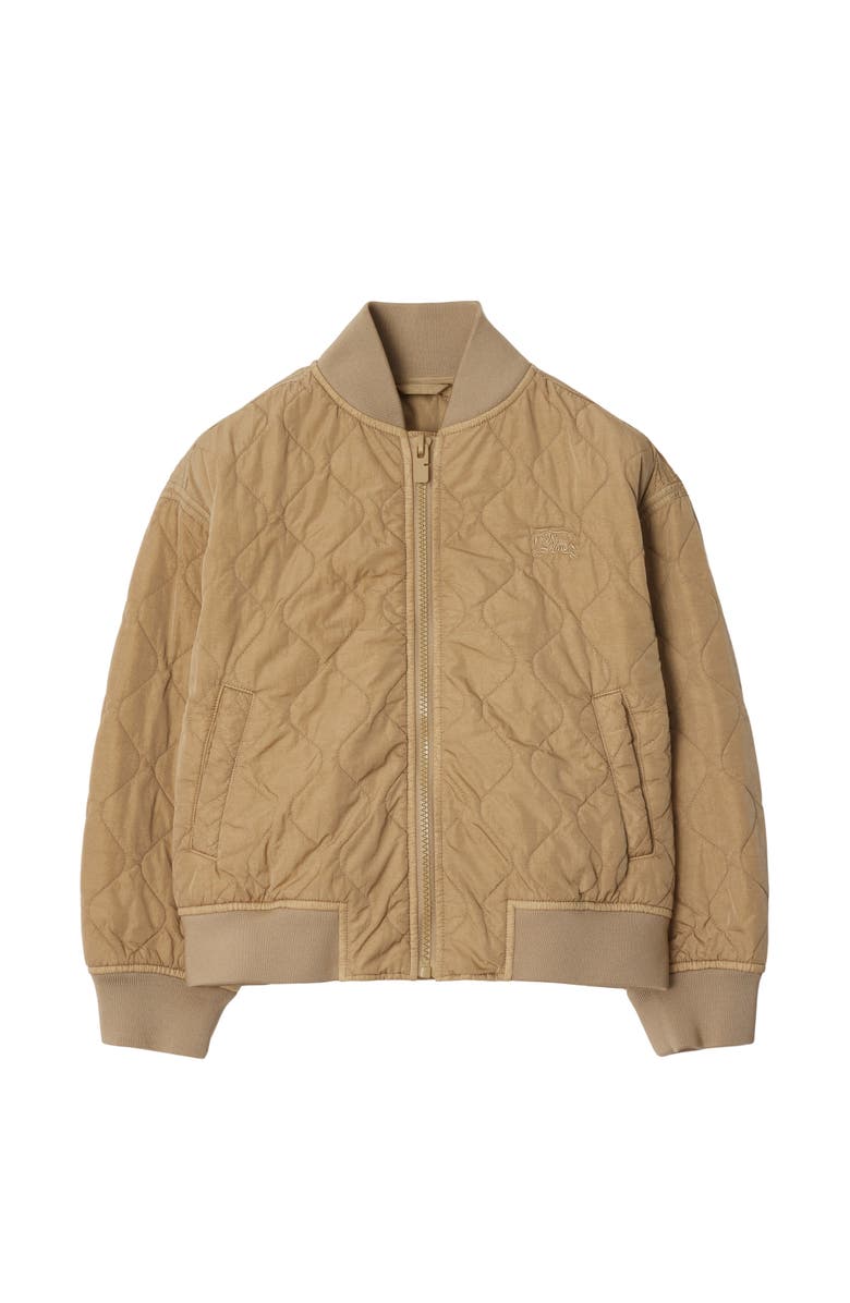 Burberry Quilted Nylon Bomber Jacket, Main, color, 