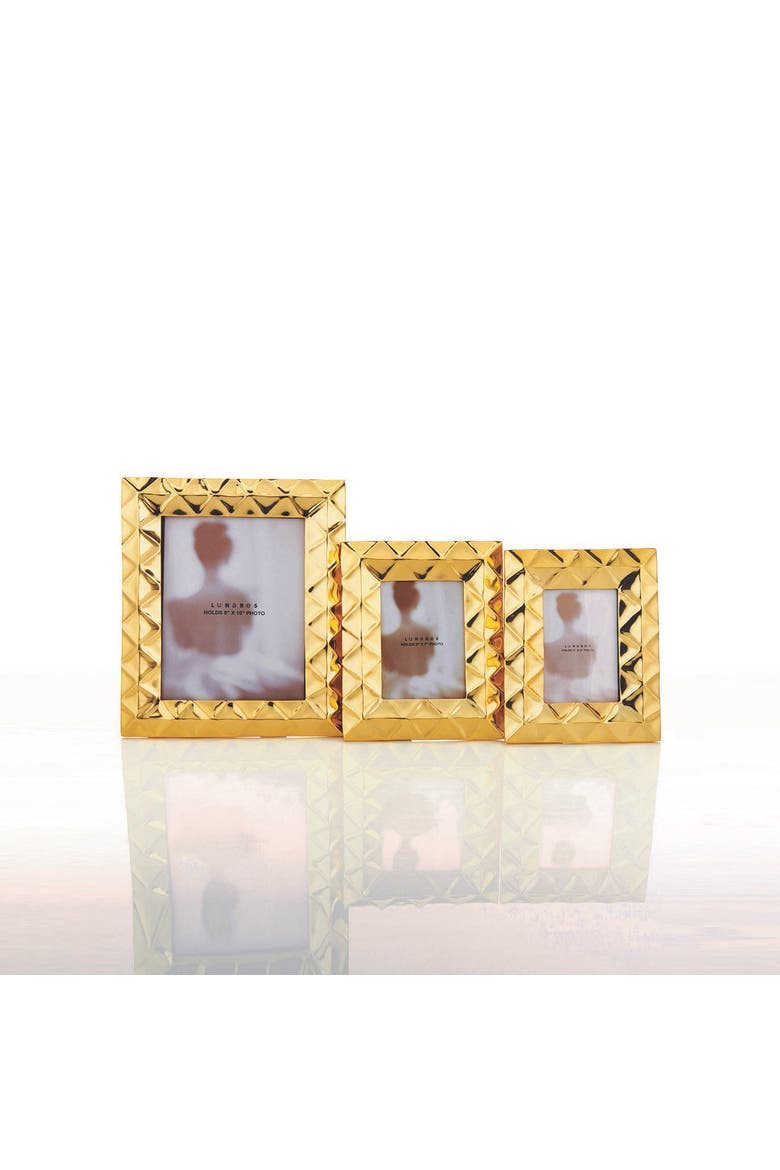 Geo Frame, Main, color, 4x6 - Gold