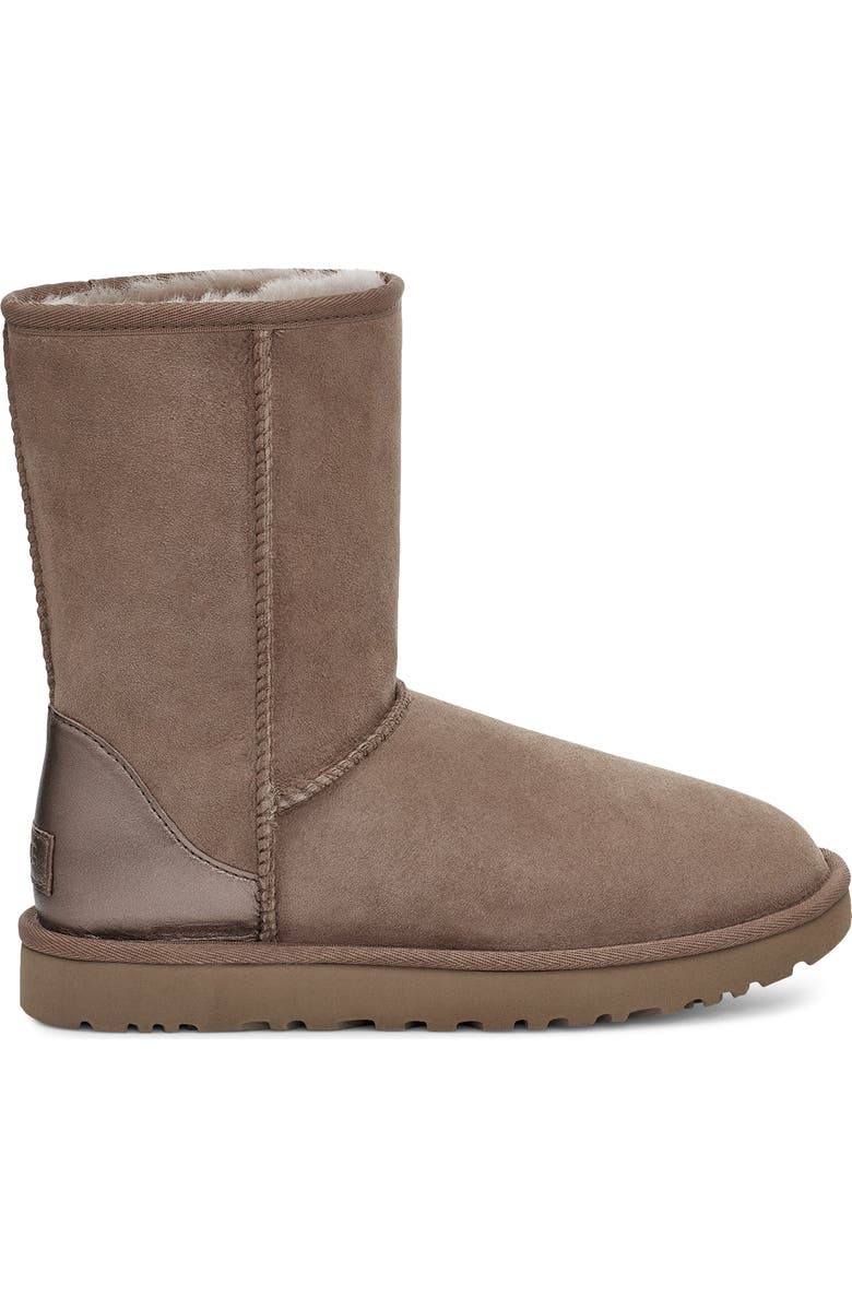 UGG<sup>®</sup> Classic Short II Metallic Trim Boot, Alternate, color,