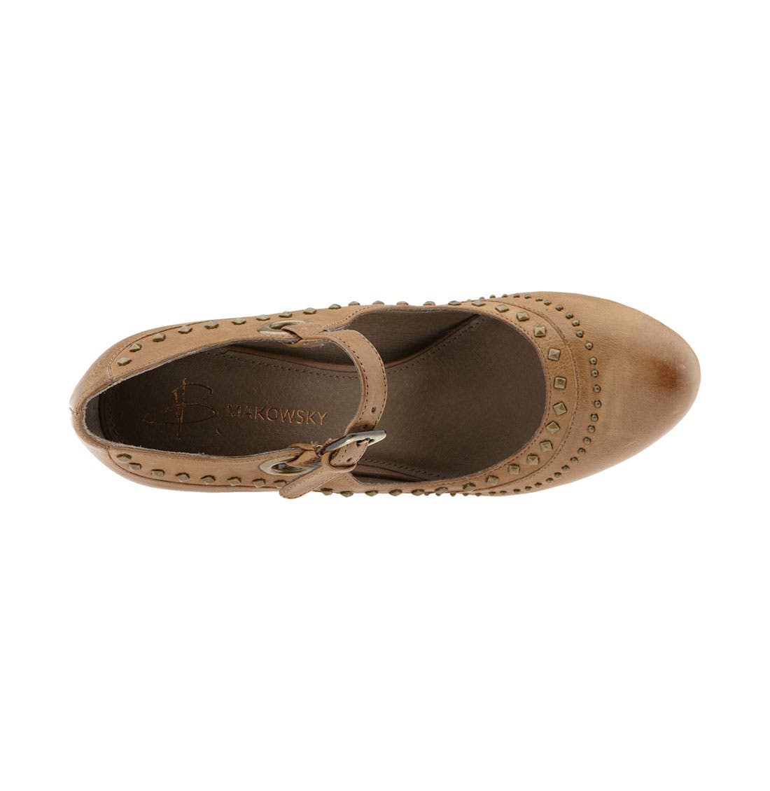 'Sasha' Mary Jane Pump, Alternate, color, TABACCO