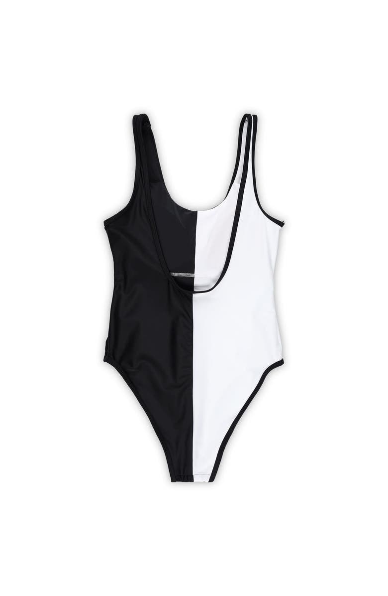 G-III 4HER BY CARL BANKS Women's G-III 4Her by Carl Banks Black/White Minnesota Vikings Last Stand One-Piece Swimsuit, Alternate, color, Black
