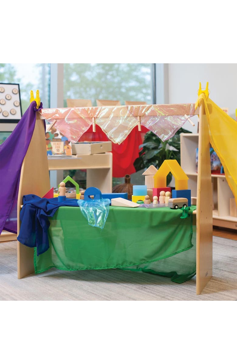 Kaplan Early Learning Company Imagination Playstand, Alternate, color, Beige