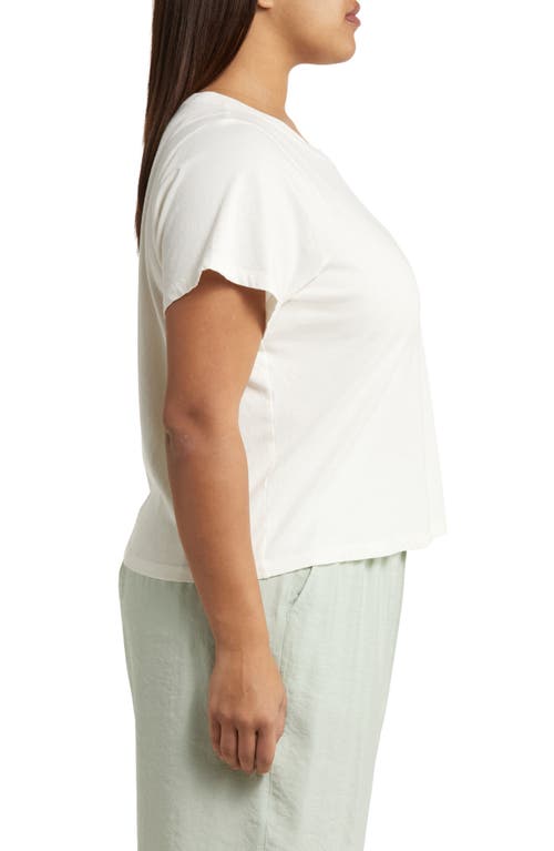 Madewell Bella Cotton Jersey T-shirt In Lighthouse