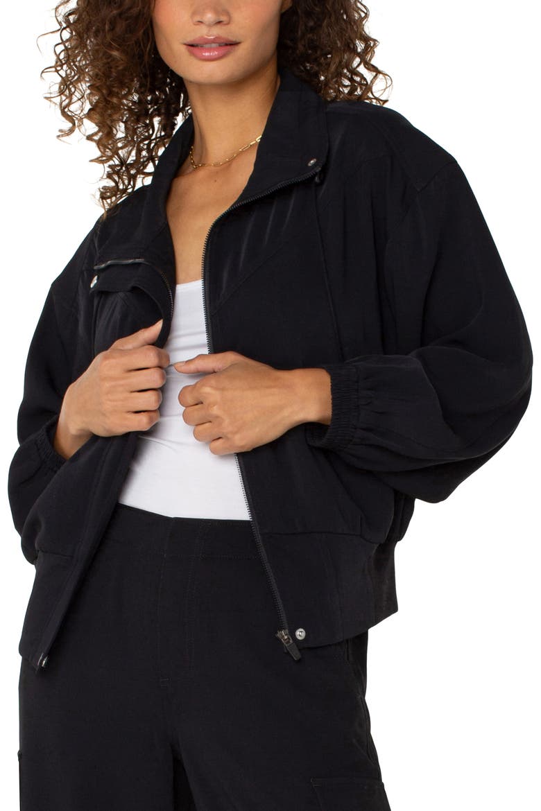 Dolman Sleeve Jacket, Alternate, color, BLACK