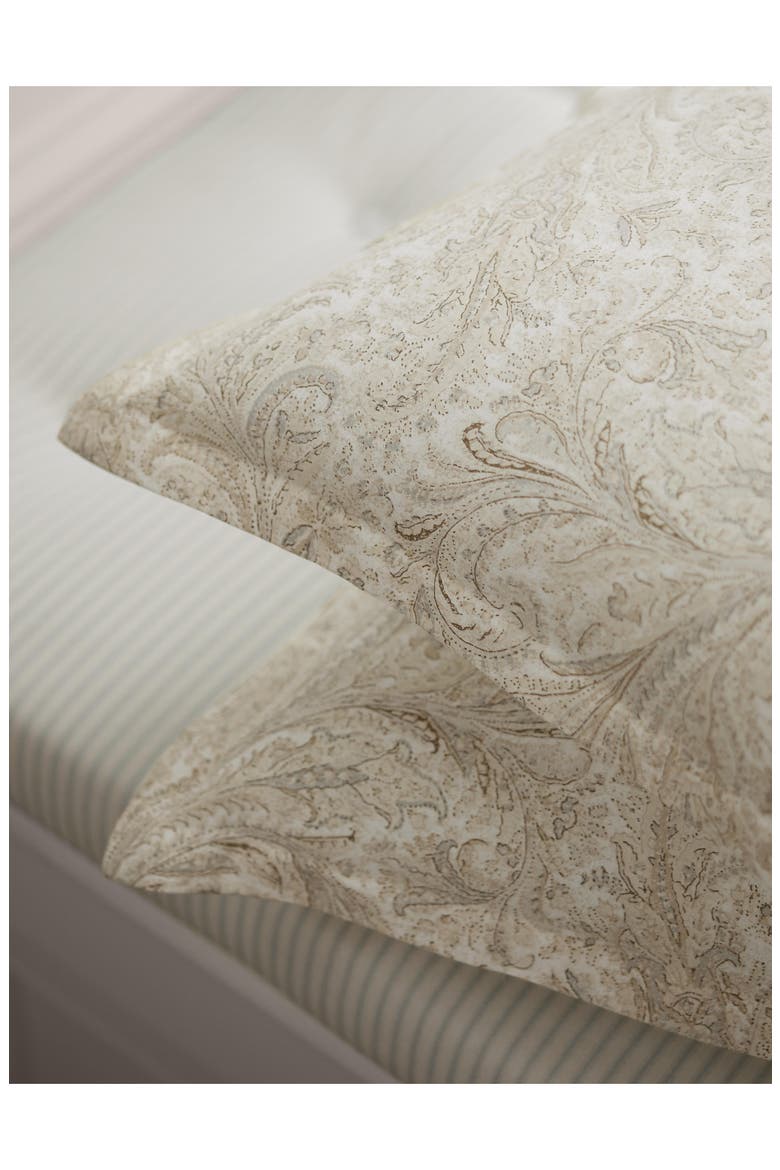 Marah Paisley Cotton Percale Comforter & Sham Set, Alternate, color, TRUE CREAM