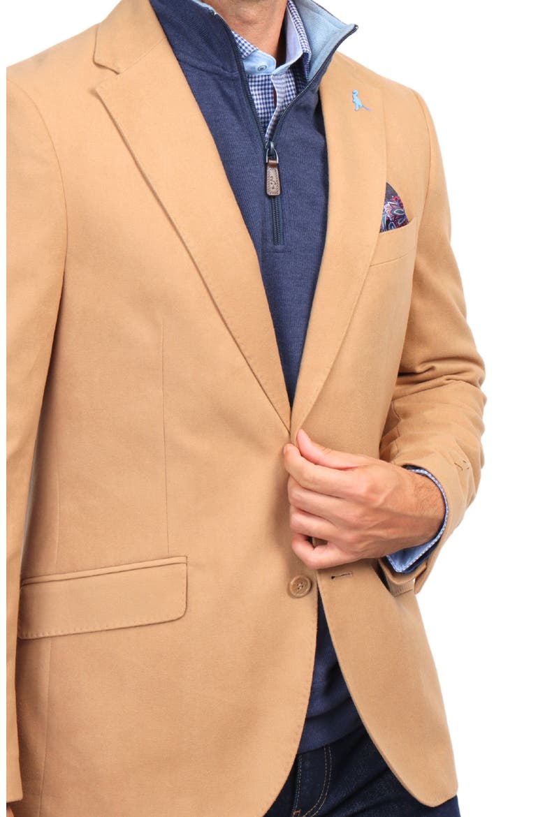 Luxe Touch Sport Coat, Alternate, color, CAMEL