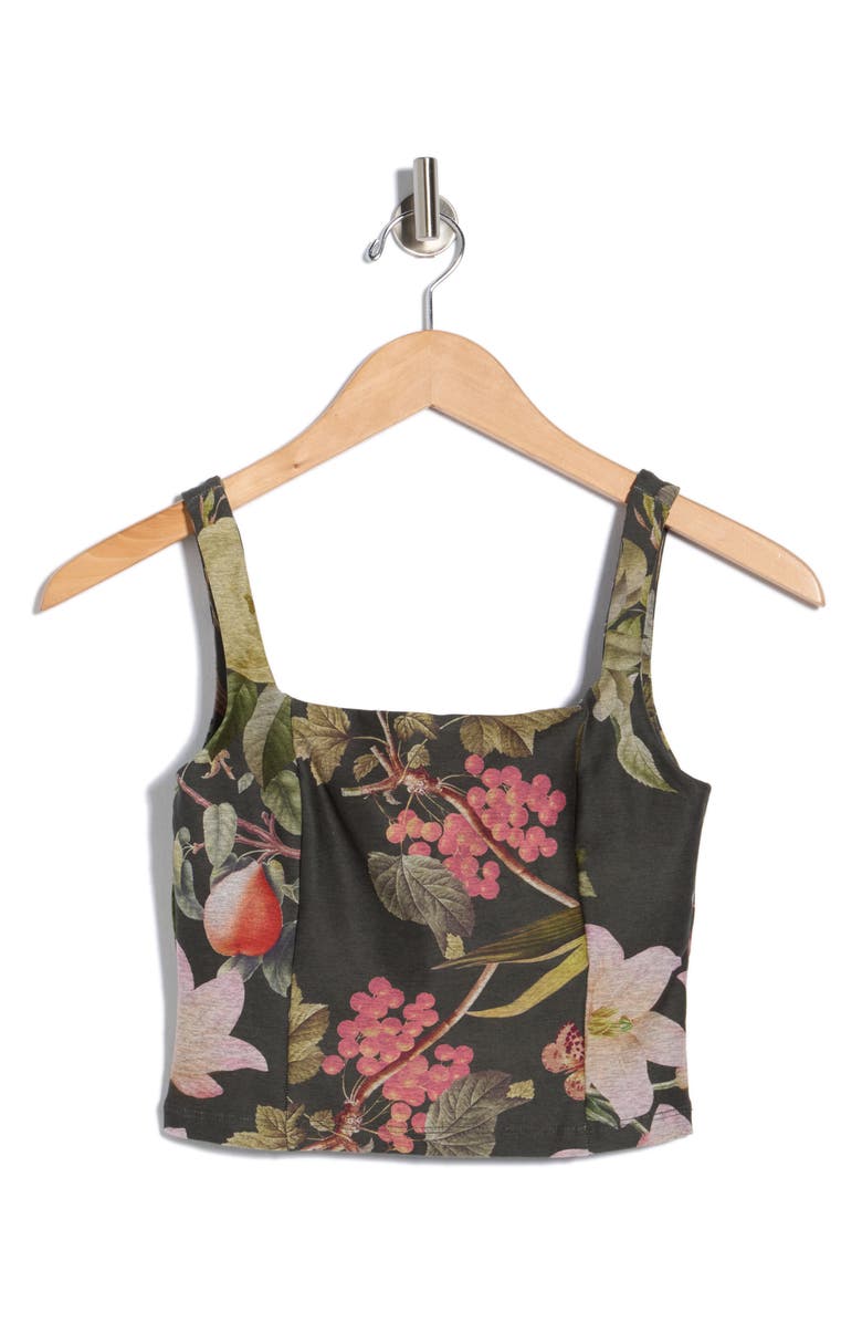 Beyond Yoga SoftMark Impress Crop Tank, Alternate, color, Botanical Garden