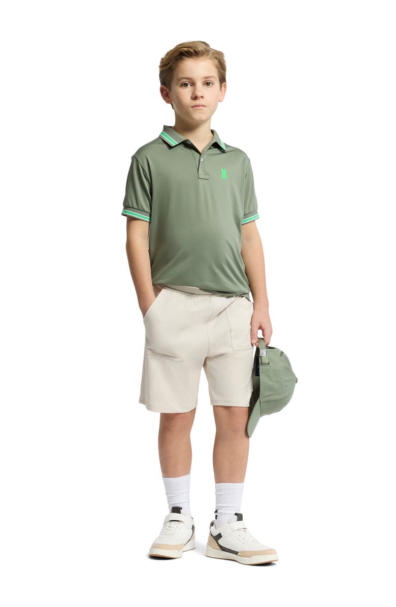 Psycho Bunny Kids' Forrest Sport Piqué Polo, Alternate, color,
