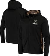 DUNBROOKE Men's Dunbrooke Black/Realtree Camo Las Vegas Raiders Decoy Tech Fleece Full-Zip Hoodie