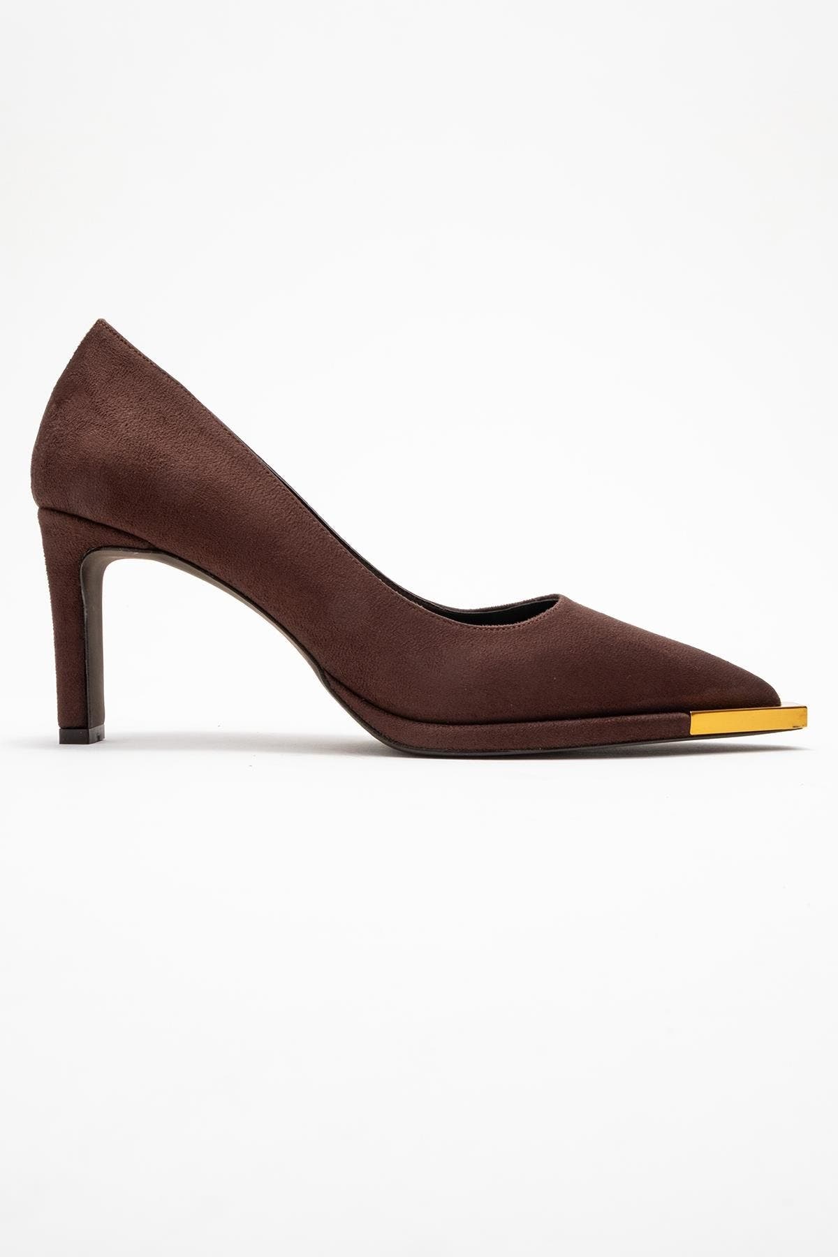Liora Pointed Toe Pump, Alternate, color, Brown Suede