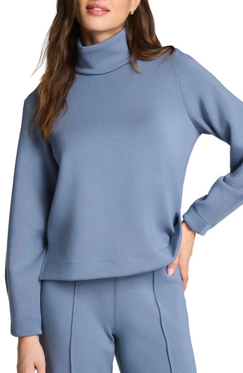 AirEssentials® Luxe Mock Neck Sweatshirt