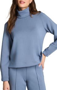 SPANX® AirEssentials® Luxe Mock Neck Sweatshirt